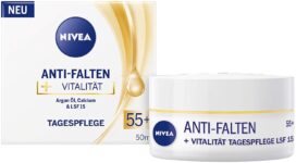 Anti-Falten + Vitalität – Die NIVEA Anti-Falten + Vitalität Tagescreme vitalisiert anspruchsvolle, reife Haut und mildert Linien sowie Falten sichtbar.