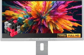 Fujitsu B24-8 T 24 Zoll Business Computer Monitor, Desktop Gaming Monitor, FHD 1080p, (DisplayPort, VGA, DVI, Neigbar, VESA), PC Bildschirm (Generalüberholt)