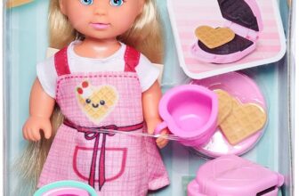 Offizielles lizenzprodukt von evi love evi love waffel, puppe back