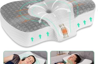 Elviros Zervikale Orthopädisches Kopfkissen aus Memory