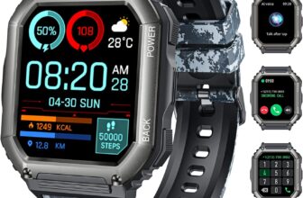 Smartwatch Herren Fitnessuhr Armbanduhr Uhren