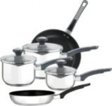 Prestige 70106 Everyday Pan Set inkl. 14/16/18 cm passieren Töpfe und 20/24 cm Bratpfannen