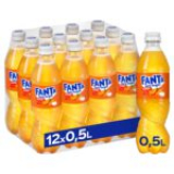 Fanta Zero Orange – Einweg Flaschen (12 x 500 ml)