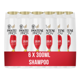 Pantene Pro-V Color Protect Shampoo, Pro-V Formel + Antioxidantien, Für coloriertes Haar, 300ML (6 PACK)