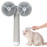 Katzenbürste Kurzhaar Langhaar Haustier Bürsten Selbstreinigende Fellbürste unterfellbürste Katze, Katzenhaarbürste Doppelzahn Entfernt Toten Fells und der Losen Haare