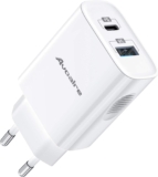 Avoalre USB C+ A Ladegerät 2 Port Schnellladegerät 20W iPhone Ladegerät USB Netzteile für Handys, Power Delivery,Samsung/iPhone14/13/12 /11/11 Pro/12mini/SE 2020/Max/XR/XS max/X/8/8plus