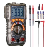 Digital Multimeter, Kontaktloser NCV-Multitester, Batterietester, Auto-Ranging-Tests, Strom, Spannung, Widerstand, Durchgang, Diode, Frequenz, Überlastschutz, LED-Licht, 2 Messleitungen