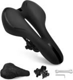 Fahrradsattel Herren Bequem, Fahrrad Sattel Gel MTB Sattel für Damen & Herren, Hohl Fahrradsättel Rennrad Sattel Mountainbike Zubehör