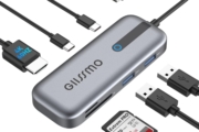 GIISSMO USB C Hub HDMI 4K@60Hz, 7-in-1 USB C Adapter Power Delivery 100W, USB C Data und 2 USB A 5Gbps, microSD & SD Kartenleser, Kompatibel mit MacBook M1 M2,iPad/Surface Pro, HP Dell Laptops