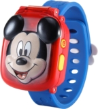 VTech Mickys Lernuhr – Kinderuhr mit digitaler Anzeige, Stoppuhr, Wecker und Lernspielen – Für Kinder von 3-6 Jahren