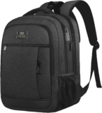 QINOL Laptop Rucksack 15,6 Zoll Laptoptasche für Schule Arbeit mit USB Ladeanschluss Anti Diebstahl Business Reisen Rucksack für Notebook Wasserabweisend Schulrucksack Herren Damen