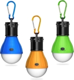 Camping Zubehör, Winzwon Campinglampe, Zeltlampe, Notfallleuchte LED Camping Laterne Batteriebetrieben, Geschenke für Kinder, Glühbirne Notlicht für Camping Angeln Stromausfall Notfall Hurricane