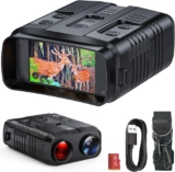 Nachtsichtgerät, TKWSER 3″ TFT LCD Nachtsichtgeräte Mit 1920P HD Foto & Video Mit Aufnahme 5X Digitales Zoom
