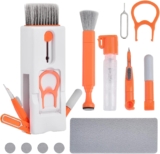 11 in 1 Tastatur Reinigungsset mit Bürste, Multifunctional Keyboard Cleaner, Reinigungsbürste Cleaning kit für Airpods Pro PC Screen Laptop Kamera Handy Gadgets Technik