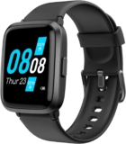Smartwatch Damen,Fitness Tracker Uhr Schrittzähler Damen Herren Uhren Watch, IP68 Fitness Uhr mit Pulsmesser Schlafmonitor Stoppuhr Musiksteuerung, Sportuhr Aktivitätstracker für Android IOS