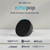 Wir stellen vor: Echo Pop | Kompakter und smarter WLAN- und Bluetooth-Lautsprecher mit vollem Klang und Alexa | Anthrazit