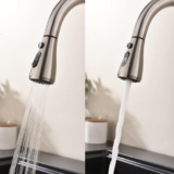 AIMADI Wasserhahn Küche Ausziehbar Brause Küchenarmatur 360°Schwenkbar Mischbatterien für Küche Armatur Spiralfederarmatur Spültischarmatur Gebürsteter Nickel