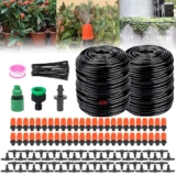XayiRYY Tropfbewässerungsset 40M(54 Düsen) 158PCS Bewässerungssystem Garten Tropfbewässerung Gartenbewässerung für Zimmerpflanzen Gewächshäuser Blumenbeete